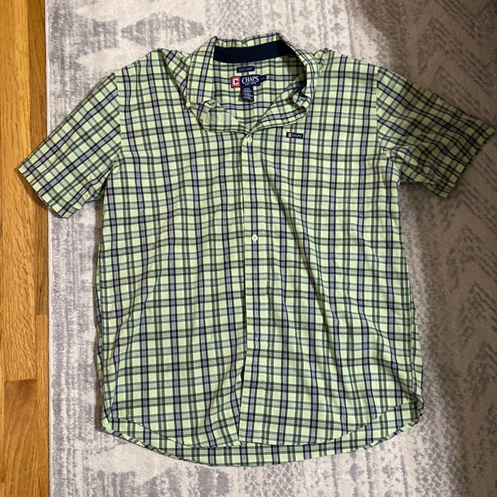 Chaps short sleeve button down